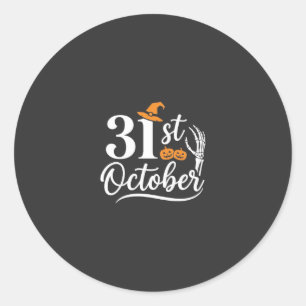 Adesivo Design de chapéu de bruxa de abóbora de Halloween 