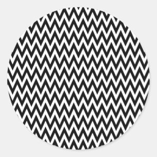 Adesivo Design de Chevron Elegante Preto