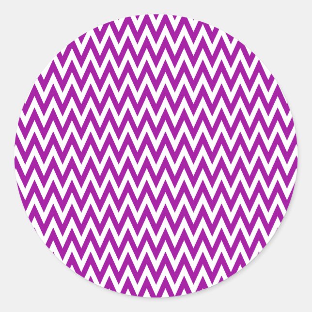 Adesivo Design de Chevron Elegante Roxo (Frente)