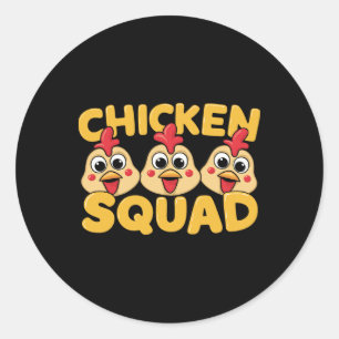 Adesivo Design de Chicken Squad para coisas de amantes de
