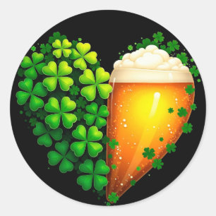Adesivo Design de Clover para Rua. Dia de Patrick