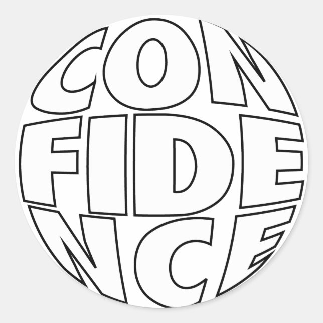 Adesivo Design de confiança nº 025 (Frente)