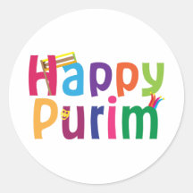 Design de cor feliz Purim