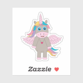 Adesivo Design de Cute Rainbow Unicorn