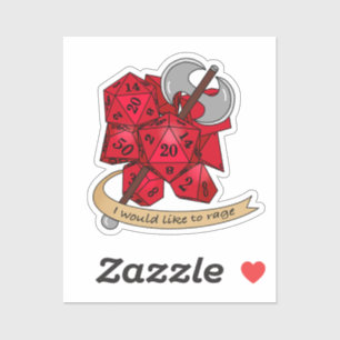 Adesivo Design de Dice Barbary