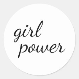 Adesivo Design de Empoderamento Feminino Moderno Gangue de
