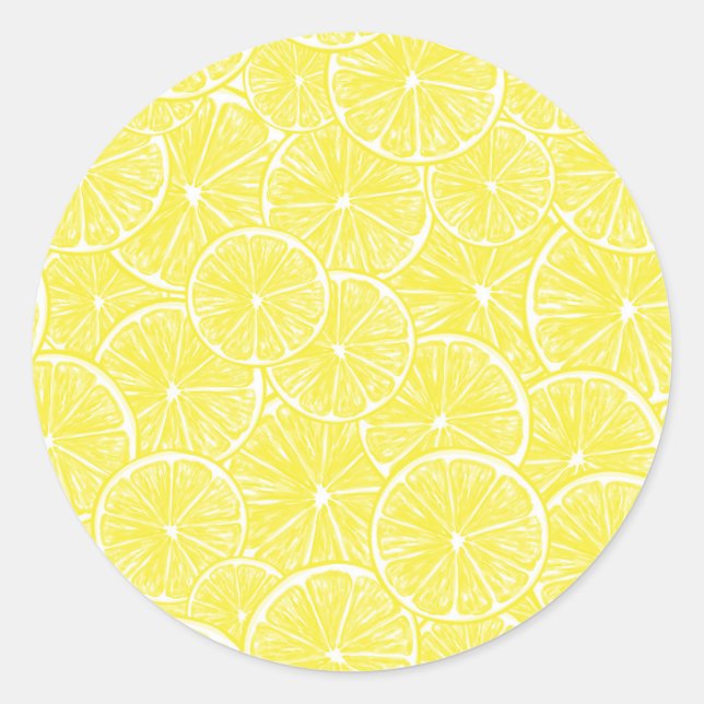 Adesivo Design de fatias de limão (Frente)