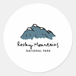 Adesivo Design de Férias em Família - Retro Montanhas Roch