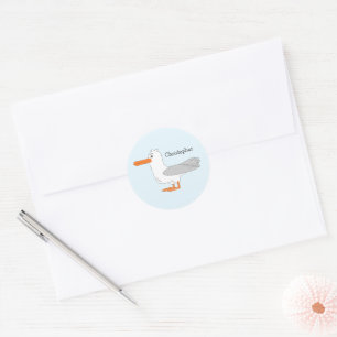 Adesivo Design de gaivota personalizado