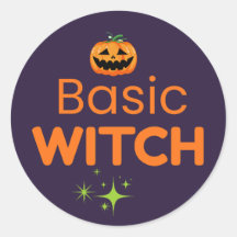 Design de Halloween engraçado de bruxa básica