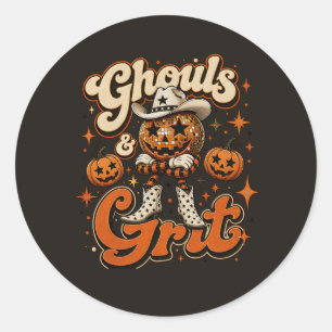 Adesivo Design de Halloween Western de Ghouls & Grit