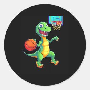 Adesivo Design de jogador de dinossauro divertido para cri