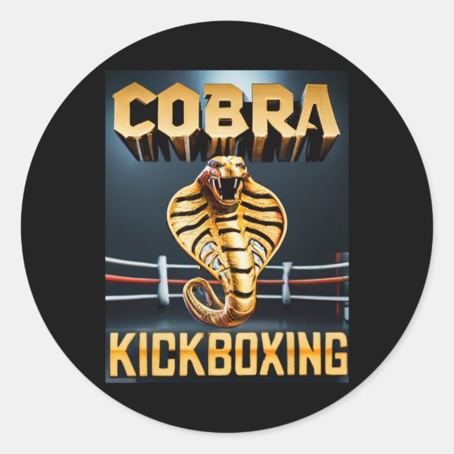 Adesivo Design de Kickboxing Cobra por Don Castillo  (Frente)