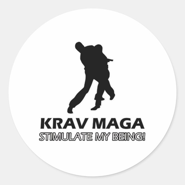 Adesivo design de krav maga (Frente)