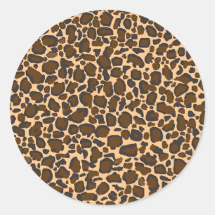 Adesivo design de leopardo