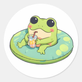 Adesivo Design de limonada de um dia de piscina de verão d