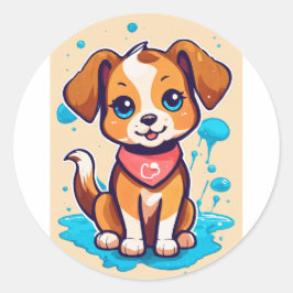 Adesivo Design de Logo de Camiseta Único e Criativo
