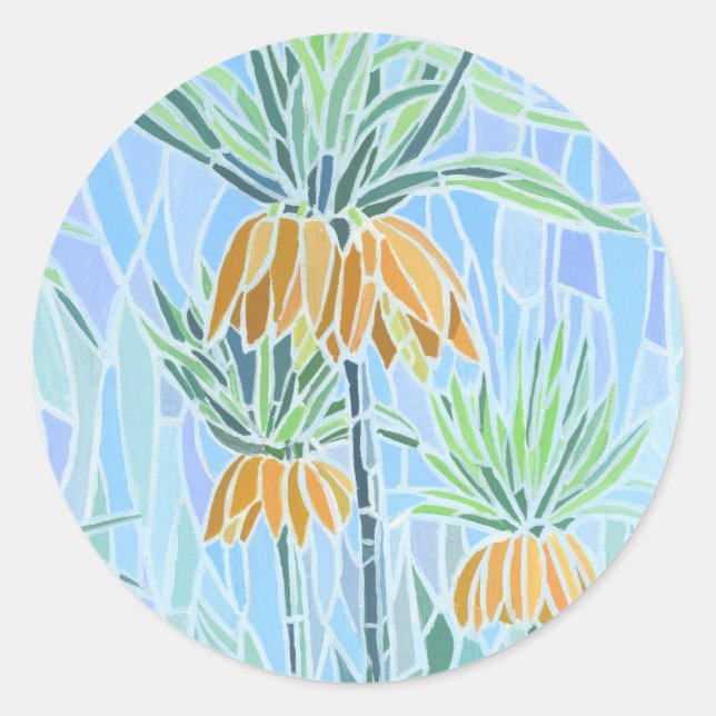 Adesivo Design de Mosaico Floral (Frente)