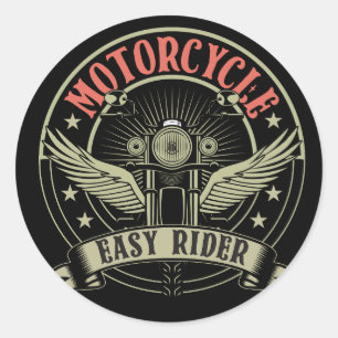 Adesivo design de motociclismo fácil