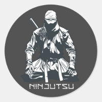 Design de Ninja Japonês Assassino Ninjutsu