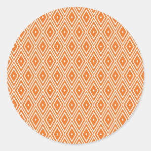Adesivo Design de Ouros Laranja e Branco