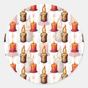 Adesivo Design de Padrão das Velas de Queima