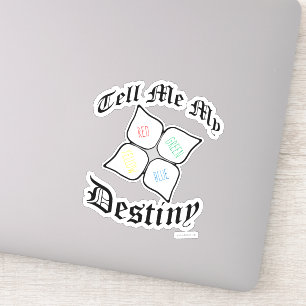 Adesivo Design de papel da nostalgia do Fortuneteller de