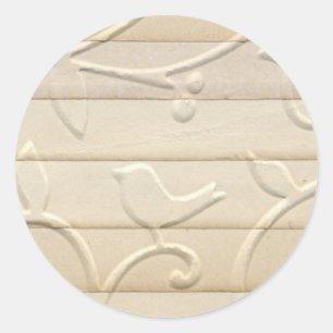 Adesivo Design de papel gravado