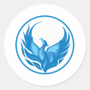 Adesivo Design de pássaro Phoenix legal