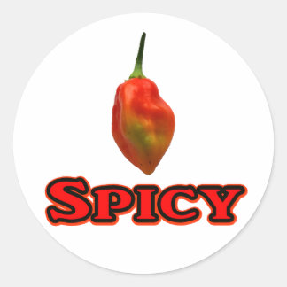 Adesivo Design de Pimenta Quente Habanero, Solteiro de Pic