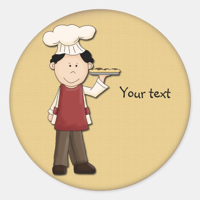 Adesivo Design de pizza doce (Frente)