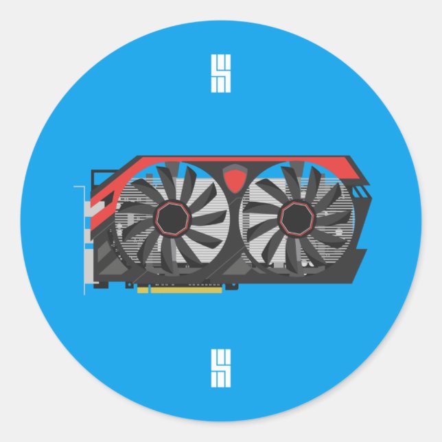 Adesivo Design de placa gráfica Twin Frozr MSI (Frente)