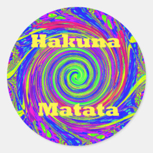 Adesivo design de presente de Hakuna Matata.png