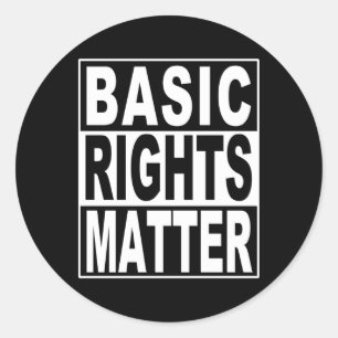 Adesivo Design De Protesto De Direitos Básicos Para A Demo