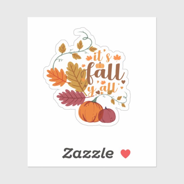 Adesivo Design de queda (Folha)