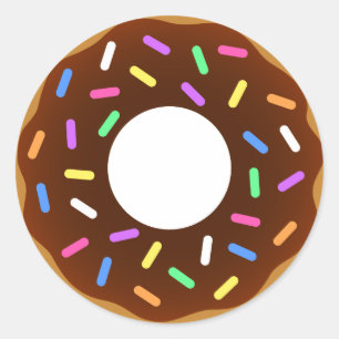 Adesivo Design de Rosquinha animação