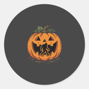 Adesivo design de silhueta de abóbora de Halloween do Pé G
