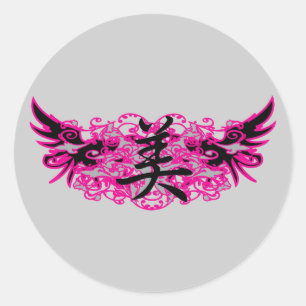 Adesivo Design de símbolos de beleza e tatuagem
