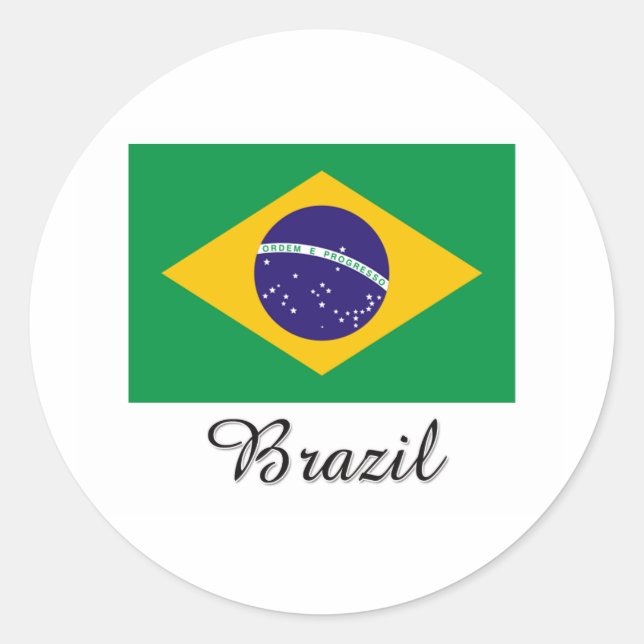 Adesivo Design de Sinalizador Brasil (Frente)