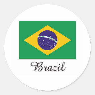 Adesivo Design de Sinalizador Brasil