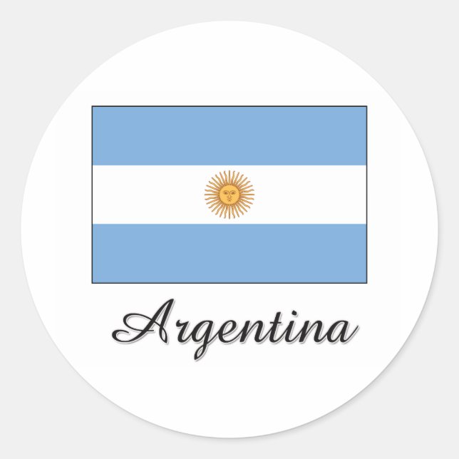 Adesivo Design de Sinalizador da Argentina (Frente)
