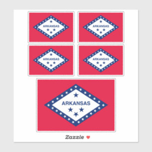 Adesivo Design de Sinalizador do Estado do Arkansas