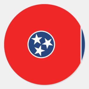 Adesivo Design de Sinalizador do Estado do Tennessee