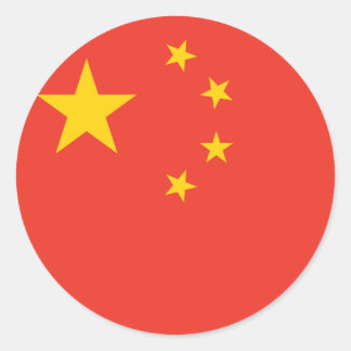 Adesivo Design de Sinalizador do País da China