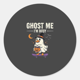 Adesivo Design de Skate Halloween Ghost Duck_1