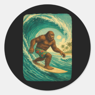 Adesivo Design de Surfista Homem Havaí Cara Surfista Menin