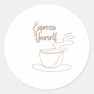 Adesivo Design de texto do Espresso