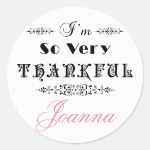 Adesivo Design de texto Preto - Obrigado