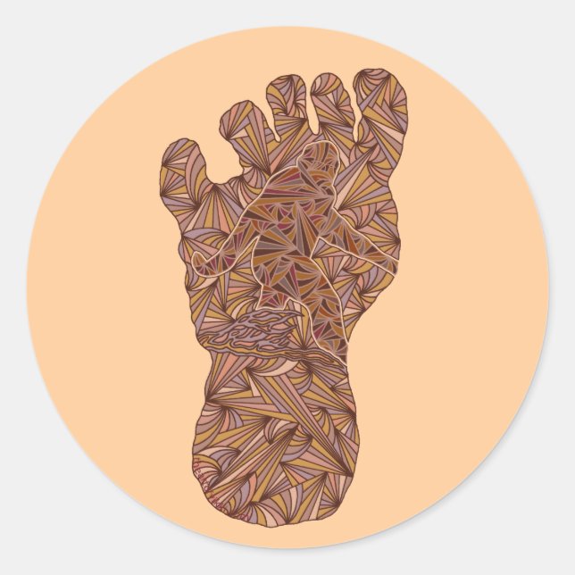 Adesivo Design de Trabalho de arte de Via de Sasquatch Big (Frente)