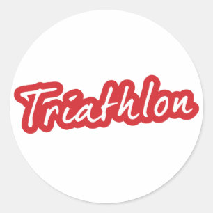 Adesivo design de Triathlon legal